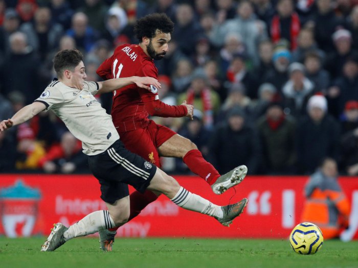 Liverpool Mengalahkan Manchester United 2-0 Dengan Gol Dari Virgil van Dijk Dan Mohammed Salah